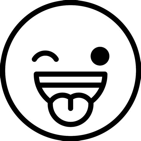 Wink Emoji Vector SVG Icon - SVG Repo