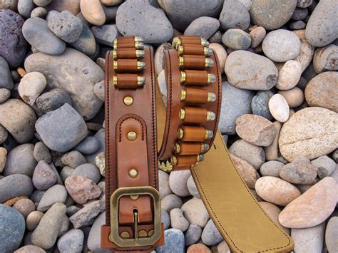 GUNFIGHTER CARTRIDGE BELT - WESTERN GUN BELT – Hellhound Leather Co