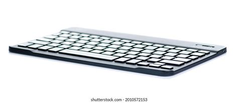 Black Mini Pc Keyboard On White Stock Photo 2010572153 | Shutterstock