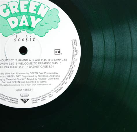 Green Day - Dookie - Green Vinyl LP - 12 inch