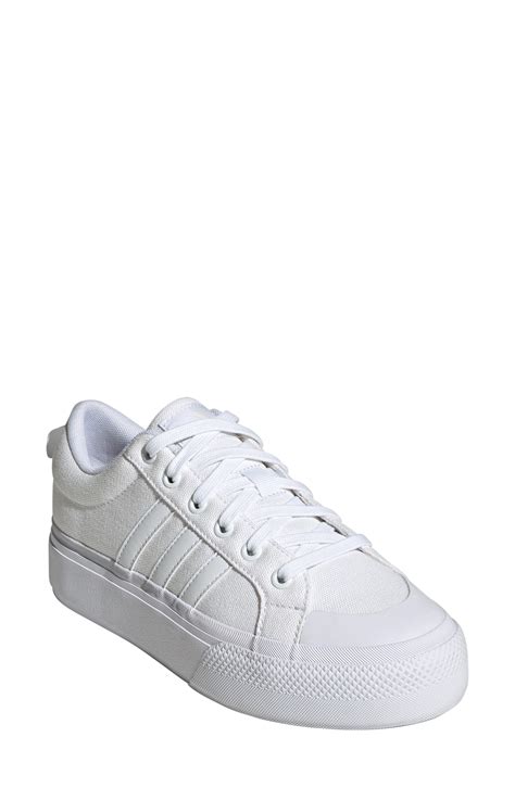 adidas Bravado 2.0 Platform Skate Sneaker in White | Lyst