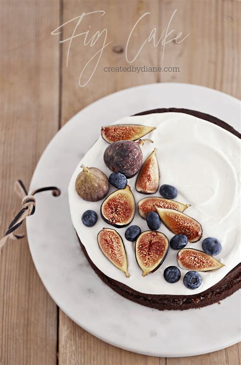 Fig Cake | Created by Diane