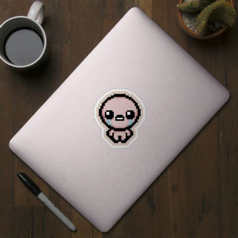 The Binding of Isaac, pixel Isaac - Isaac - Sticker | TeePublic