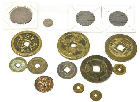 Collection Of Antique Chinese Coins