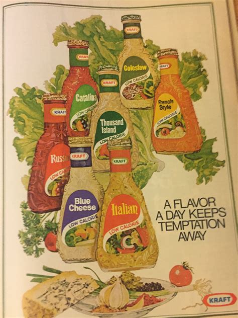 Kraft salad dressing ad from 1977 Good Housekeeping | Vintage ...