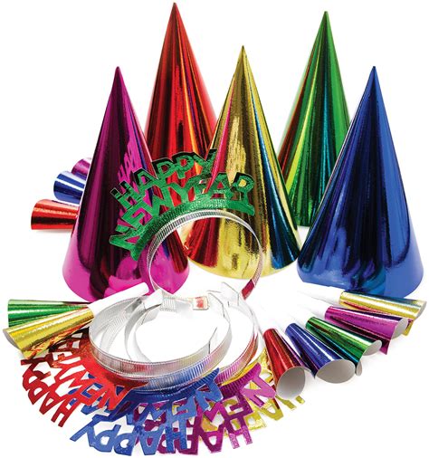 Amazon.com: Creative Converting New Year's Party Kit for 10, Multicolored: Health & Personal ...