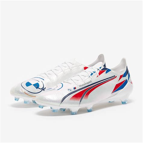 Puma Ultra SL Speed Edition FG - Puma White / Fiery Red / Strong Blue ...