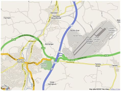 Map London Stansted Airport - Map Of Counties Around London