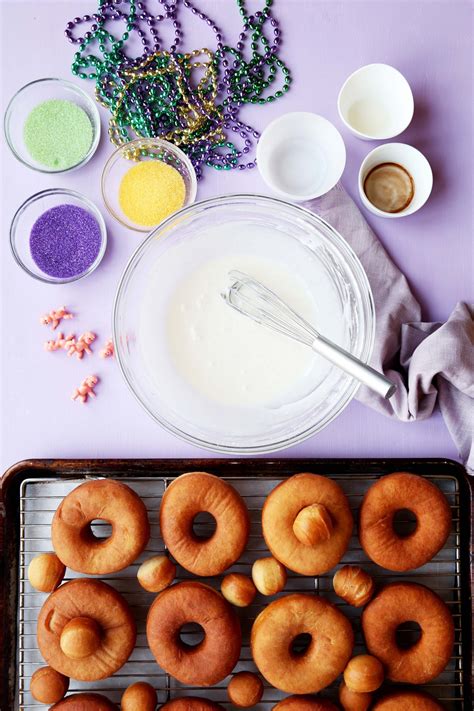 King Cake Doughnuts - The Candid Appetite