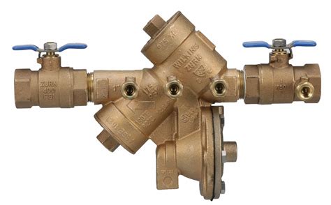 ZURN WILKINS Reduced Pressure Zone Backflow Preventer: Wilkins 975XL, 1 ...