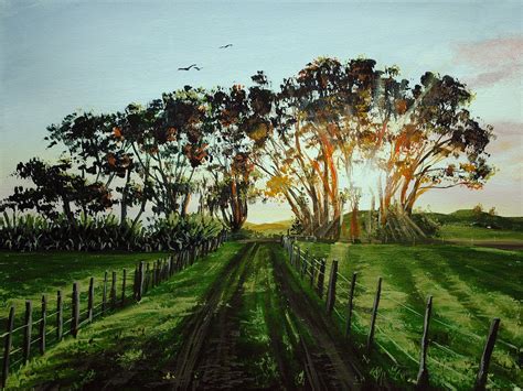 How to Paint Sunset Trees in Acrylic — Online Art Lessons