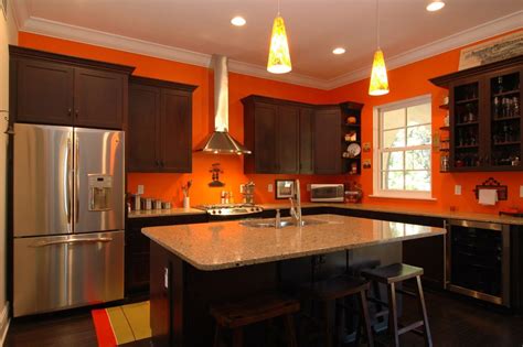 ISLAND FEVER III - STYLING YOUR ISLE | Orange kitchen walls, Orange kitchen decor, Kitchen ...