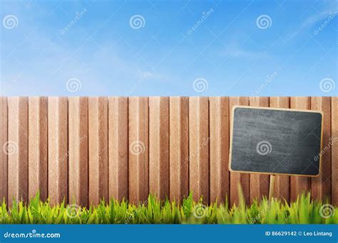 Blank Black Sign Board on Grass Stock Photo - Image of field, event: 86629142