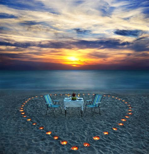 romantic dinner on sea beach with candles – mikemasonbooks.com