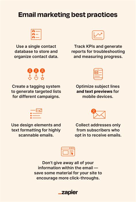 29 email marketing best practices | Zapier