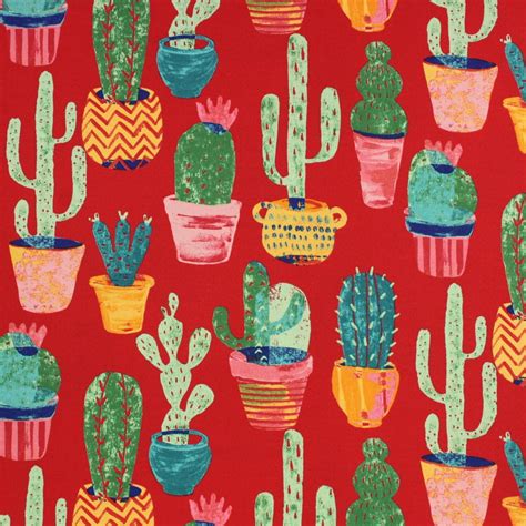 Berkshire Home Polyester 54" Indoor/Outdoor Cactus Red Fabric, per Yard - Walmart.com - Walmart.com