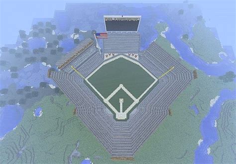 Minecraft Baseball Stadium Minecraft Map