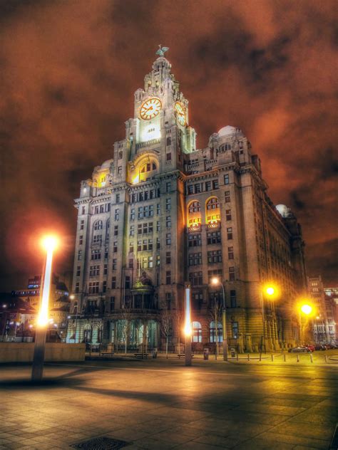 Liver buildings, Night - HDR 2 by Paul-Madden on DeviantArt