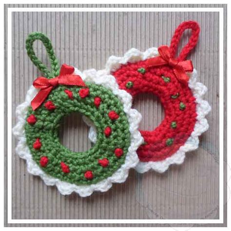 Christmas Wreath Tree Ornament | Creative Crochet Workshop