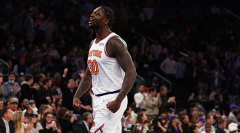 Julius Randle Was Legit Shocked By Jalen Brunson's Dunk In Knicks Win