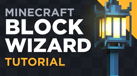 Minecraft Block Wizard - How To Make A Block - YouTube