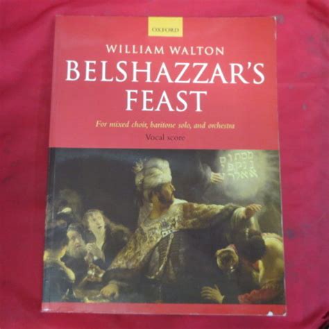 WILLIAM WALTON「BELSHAZZAR'S FEAST」Vocal score 書き込みあり ウィリアムウォルトン ベルシャザール ...