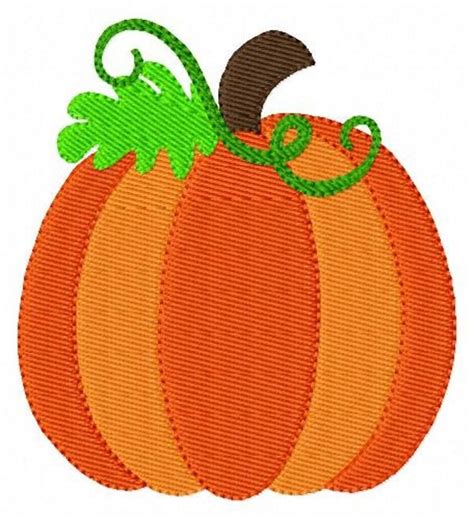 Pumpkin Embroidery Design with 3 Three Sizes Included | Fall embroidery designs, Embroidery ...