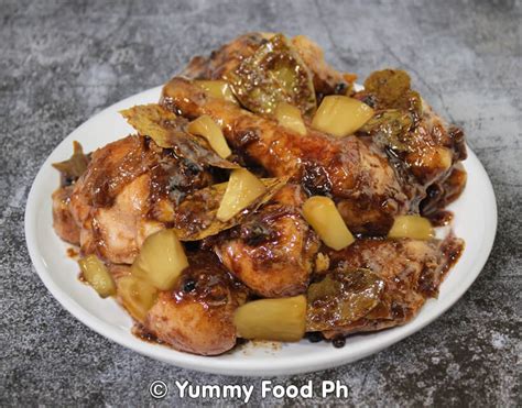 Adobong Manok with Pineapple Tidbits » Yummy Food Ph