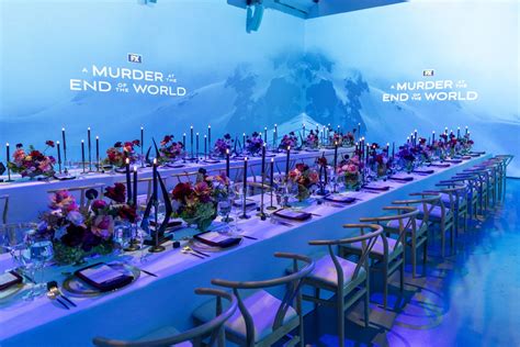 FX's 'A Murder at the End of the World' Dinner Activation | BizBash