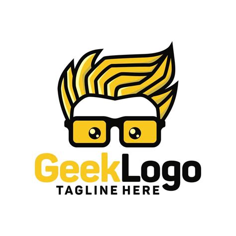 Geek logo design template Vector 7922828 Vector Art at Vecteezy