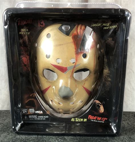 NECA - Friday The 13th The Final Chapter 1:1 scale Jason Voorhees Hockey Mask Prop Replica #NEC ...