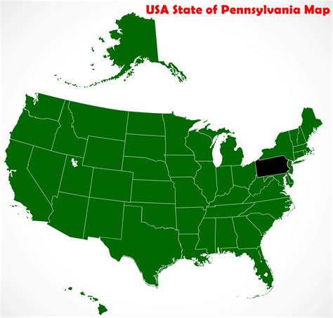 Where is Pennsylvania on the Map