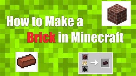 How to Make Brick in Minecraft; How to Make a Flower Pot in Minecraft - YouTube