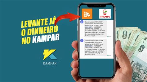 Como retirar dinheiro no KAMPAR- Mpesa ou Emola - YouTube