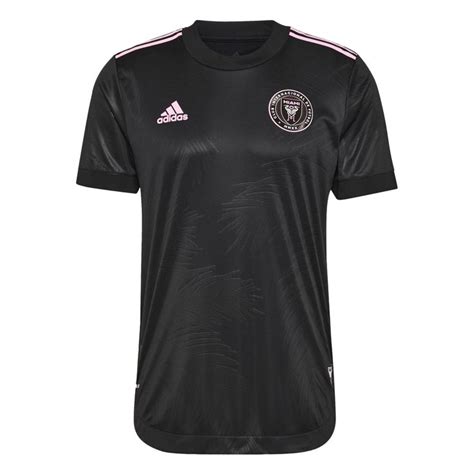 adidas Men's Inter Miami 2021/22 Away Jersey Black/True Pink | Training ...