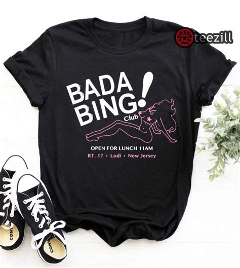 Bada Bing Short Sleeve T Shirt - Inspired by The Sopranos - Mens ...