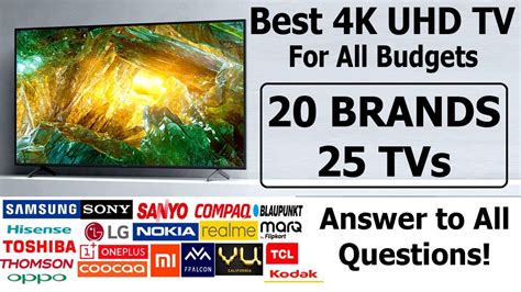 Best 4K TV for You | All Budgets | 20 Brands 25 TVs MAHA COMPARISON - YouTube