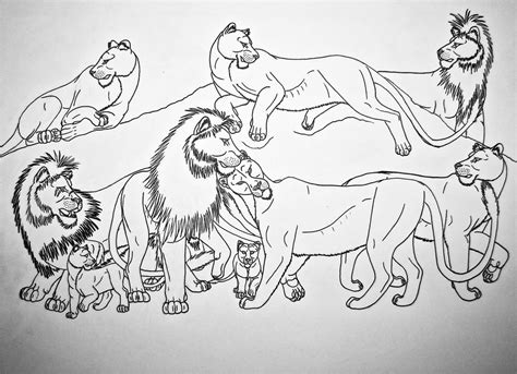 Lion Pride by Saberrex on DeviantArt