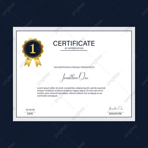 Certificate Template Design Template Download on Pngtree