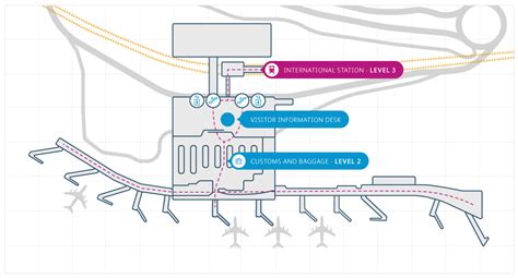 Brisbane International Airport Terminal Map