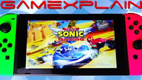 Team Sonic Racing on Nintendo Switch! - Game & Watch - YouTube