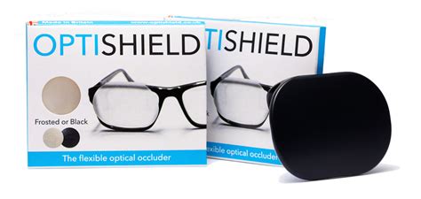 NEW! OPTISHIELD; the flexible optical occluder made of soft medical grade silicone