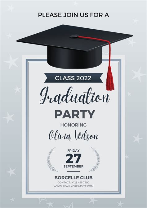 Graduation Invitations Templates 2023