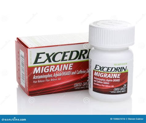 Excedrin Migraine Horizontal Editorial Photo - Image of white, drug ...