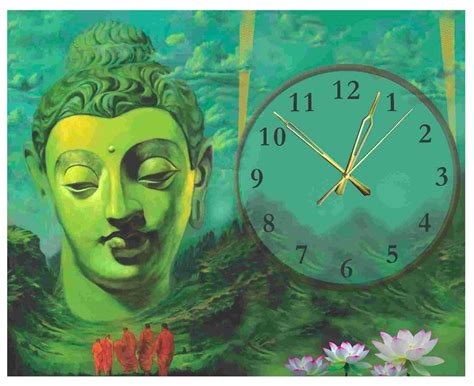 Buddha Wall Clock at Rs 450/piece | Bhandup West | Mumbai | ID: 14559938062