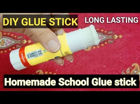 DIY Glue stick | Homemade school glue stick long lasting | how to make school glue stick at home ...