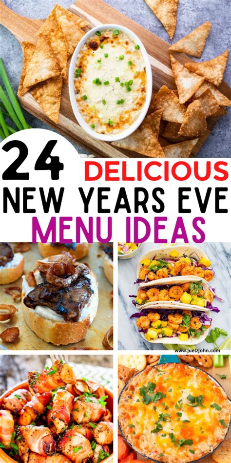 New years eve menu ideas to usher in 2025 - juelzjohn