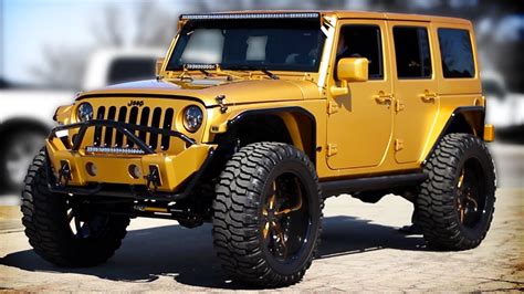 Custom Gold 2012 Jeep Wrangler | Video Tour | Unique Chrysler - YouTube