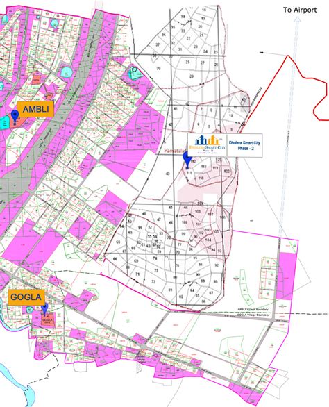 Dholera Smart City Phase 2 Project Location Map