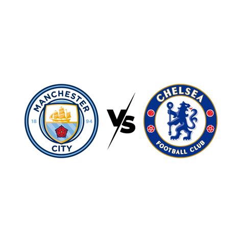 Manchester City VS Chelsea Logo Vector - (.Ai .PNG .SVG .EPS Free Download)